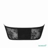 Bandeau Amber Top par Amoena - Coloris Noir - De Dos - Seul - Sans bretelles Bandeau Amber Top par Amoena - Coloris Noir - De Dos - Seul - Sans bretelles