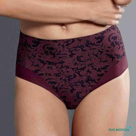 Culotte Haute Ancona par Anita Care - Vue de face - Coloris Vin Culotte Haute Ancona par Anita Care - Vue de face - Coloris Vin