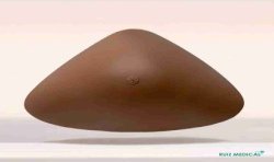 Prothèse mammaire externe Valance 1052X par Anita - Face externe - Coloris Peau Sombre