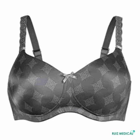 Soutien-gorge pour prothèse mammaire Mila par Anita Care - Coloris Gris Titane - Seul Soutien-gorge pour prothèse mammaire Mila par Anita Care - Coloris Gris Titane - Seul