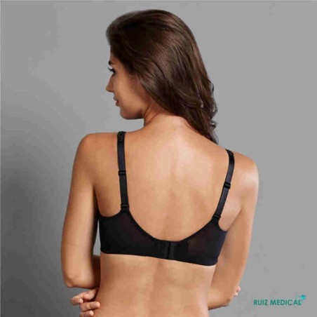 Soutien-gorge pour prothèse mammaire Mila Dentelles par Anita Care - Coloris Noir - Dos Soutien-gorge pour prothèse mammaire Mila Dentelles par Anita Care - Coloris Noir - Dos