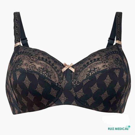 Soutien-gorge pour prothèse mammaire Mila Dentelles par Anita Care - Coloris Noir - Seul Soutien-gorge pour prothèse mammaire Mila Dentelles par Anita Care - Coloris Noir - Seul