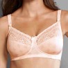 Soutien-gorge pour prothèse mammaire Mila Dentelles par Anita Care - Coloris Biscuit - Face Soutien-gorge pour prothèse mammaire Mila Dentelles par Anita Care - Coloris Biscuit - Face