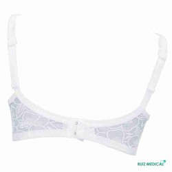 Soutien-gorge pour prothèse mammaire Abra par Anita Care - Vue de dos - Seul - Coloris Blanc