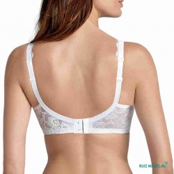 Soutien-gorge pour prothèse mammaire Abra par Anita Care - Vue de dos - Coloris Blanc