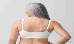 Soutien-gorge pour prothèse mammaire Fleur sans armatures par Amoena - Coloris Blanc - Vue de dos