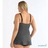 Robe de bain pour prothèse mammaire Ayon Sarong par Amoena - Vue de dos