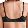 Soutien-gorge pour prothèse mammaire Isabel sans armatures par Amoena - Coloris Noir - Dos