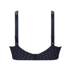 Soutien-gorge pour prothèse mammaire Belvedere par Anita Care - Coloris Bleu Profond - Vue de dos seul