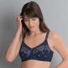 Soutien-gorge pour prothèse mammaire Belvedere par Anita Care - Coloris Bleu Profond - Vue de face