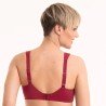 Soutien-gorge pour prothèse mammaire Havanna par Anita Care - Coloris Dark Red - Vue de dos