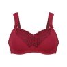 Soutien-gorge pour prothèse mammaire Havanna par Anita Care - Coloris Dark Red - Vue de face seul