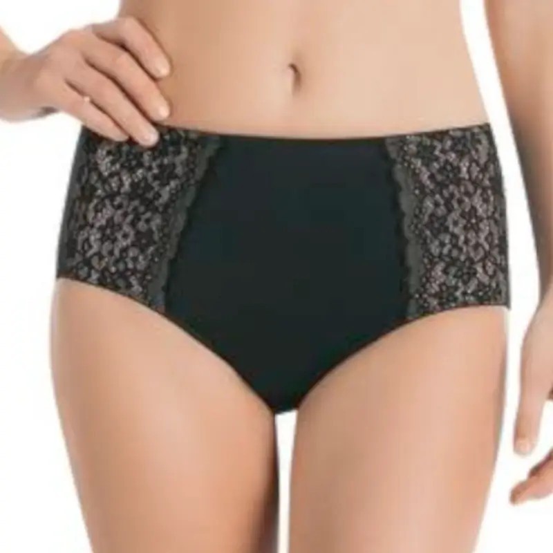 Culotte haute Havanna par Anita Care - Coloris Noir - Vue de face Culotte haute Havanna par Anita Care - Coloris Noir - Vue de face