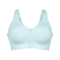 Soutien-gorge pour prothèse mammaire Lynn par Anita Care - Coloris Menthe - Vue de face seul