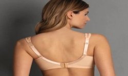 Soutien-gorge pour prothèse mammaire Airita par Anita Care - Coloris Rose Poudré - Vue de dos