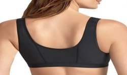 Soutien-gorge pour prothèse mammaire Isra par Anita Care - Coloris Noir - Vue de dos