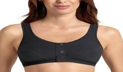 Soutien-gorge pour prothèse mammaire Isra par Anita Care - Coloris Noir - Vue de face