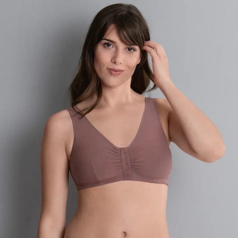 Soutien-gorge post-opératoire Hazel par Anita Care - Coloris Rose Framboise - Vue de face Soutien-gorge post-opératoire Hazel par Anita Care - Coloris Rose Framboise - Vue de face