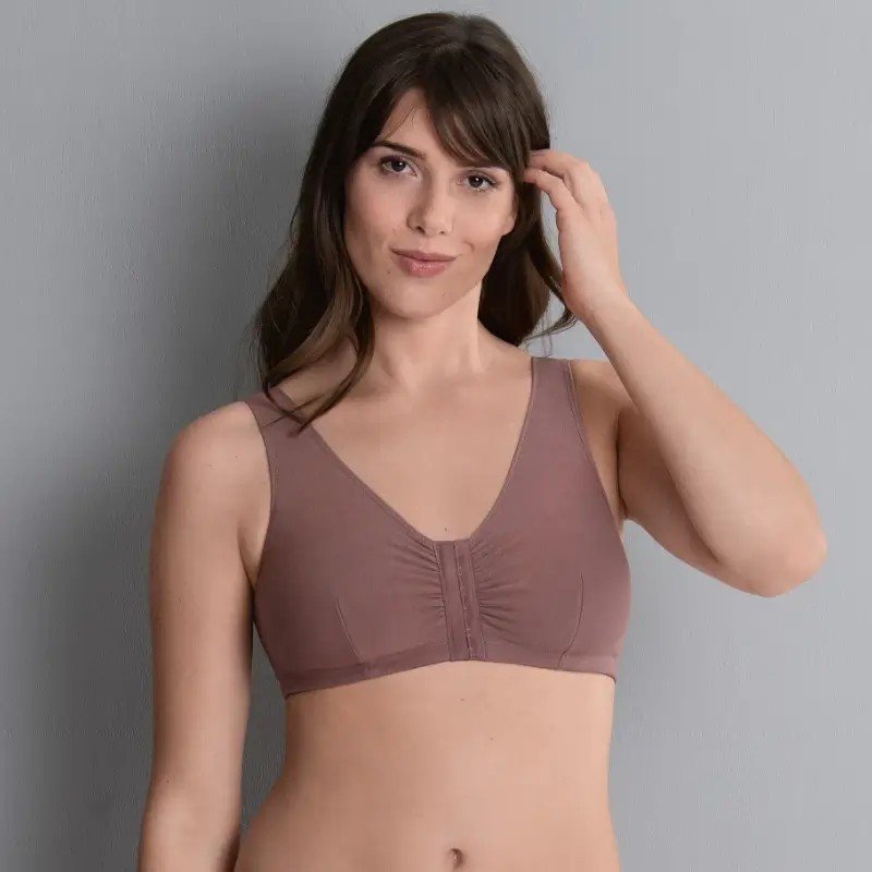 Soutien-gorge post-opératoire Hazel par Anita Care - Coloris Rose Framboise - Vue de face