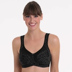 Soutien-gorge pour prothèse mammaire Clara Art par Anita Care - Coloris Noir - Vue de face