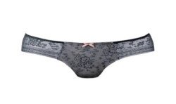 Slip Fleur par Anita Care - Coloris Anthracite - Vue de face seul