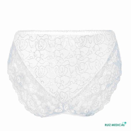 Slip Amanda Panty par Amoena - Coloris Blanc - Dos Slip Amanda Panty par Amoena - Coloris Blanc - Dos