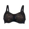 Soutien-gorge paddé Selena pour prothèse par Anita Care - Coloris Noir - Vue de face seul