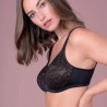 Soutien-gorge paddé Selena pour prothèse par Anita Care - Coloris Noir - Vue de profil
