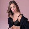 Soutien-gorge paddé Selena pour prothèse par Anita Care - Coloris Noir - Vue de face