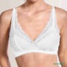 Soutien-gorge pour prothèse mammaire Amanda SB Bustier par Amoena - Coloris Blanc - Zoom Soutien-gorge pour prothèse mammaire Amanda SB Bustier par Amoena - Coloris Blanc - Zoom