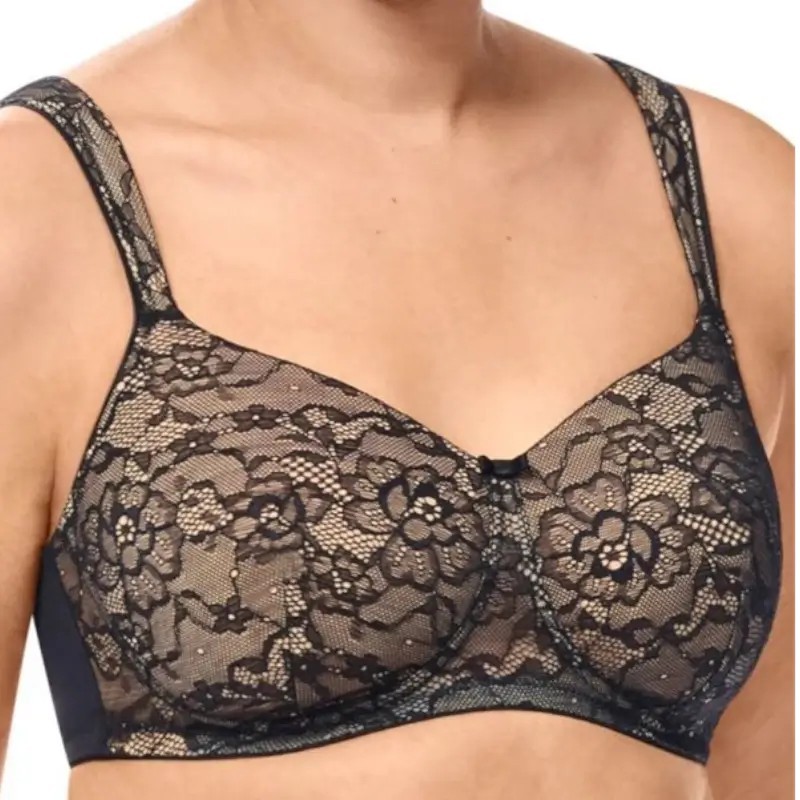 Soutien-gorge Camilla paddé sans armatures par Amoena - Vue de face Soutien-gorge Camilla paddé sans armatures par Amoena - Vue de face