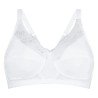Soutien-gorge Nancy sans armatures par Amoena - Vue de face seul - Coloris Blanc