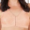Soutien-gorge Nancy sans armatures et ouverture devant par Amoena - Coloris Blush - Vue de face