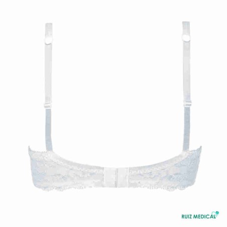 Soutien-gorge pour prothèse mammaire Amanda WB par Amoena - Coloris Blanc - Seul Dos Soutien-gorge pour prothèse mammaire Amanda WB par Amoena - Coloris Blanc - Seul Dos
