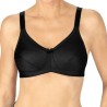 Soutien-gorge Rita sans armatures par Amoena - Coloris Noir - Vue de face