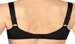 Soutien-gorge Rita sans armatures par Amoena - Coloris Noir - Vue de dos