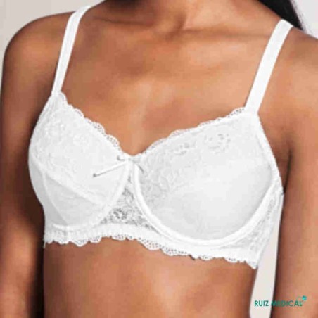 Soutien-gorge pour prothèse mammaire Amanda WB par Amoena - Coloris Blanc - Zoom Soutien-gorge pour prothèse mammaire Amanda WB par Amoena - Coloris Blanc - Zoom