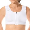 Soutien-gorge Lymph Flow sans armatures par Amoena - Coloris Blanc - Vue de face