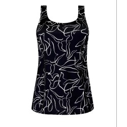 Top Tankini Lagos Amoena CuraLymph - Vue de face - Seul