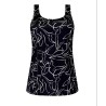 Top Tankini Lagos Amoena CuraLymph - Vue de face - Seul
