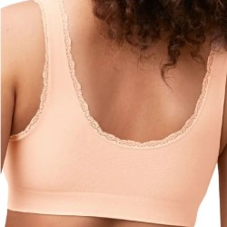 Soutien-gorge Kitty sans armatures par Amoena - Vue de dos - Coloris Blush
