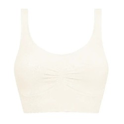Soutien-gorge Becky sans armatures par Amoena - Coloris Ivoire - Vue de face - Seul