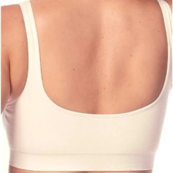 Soutien-gorge Becky sans armatures par Amoena - Coloris Ivoire - Vue de dos
