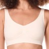 Soutien-gorge Becky sans armatures par Amoena - Coloris Ivoire - Vue de face