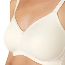 Soutien-gorge Mara sans armatures paddé par Amoena - Coloris Ivoire - Vue de 3/4