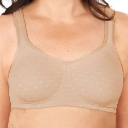 Soutien-gorge Tiana sans armatures par Amoena - Coloris Sable - Vue de face