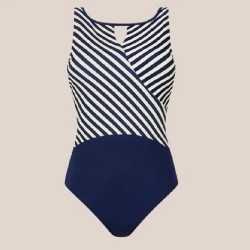 Maillot de bain encolure haute Casoria par Amoena - Vue de face - Seul