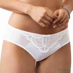 Culotte Karolina Panty par Amoena - Coloris Blanc/Nude - 3/4 face