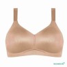 Soutien-gorge pour prothèse mammaire Magdalena sans armatures par Amoena - Coloris Peau - Face Seul Soutien-gorge pour prothèse mammaire Magdalena sans armatures par Amoena - Coloris Peau - Face Seul