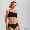 Soutien-gorge pour prothèse mammaire Amber sans armatures paddé par Amoena - Coloris Noir - Debout Soutien-gorge pour prothèse mammaire Amber sans armatures paddé par Amoena - Coloris Noir - Debout